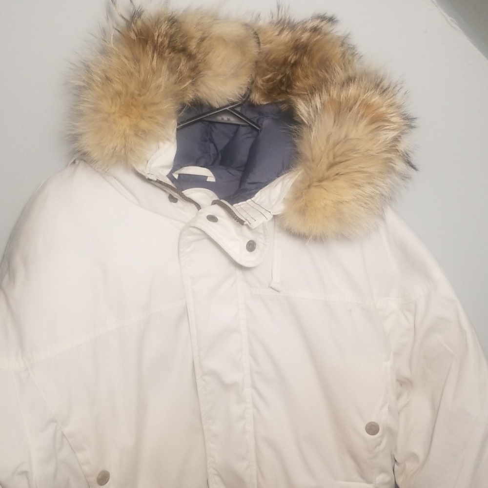 Huge White Goose Down Jacket Eddie Ba…
